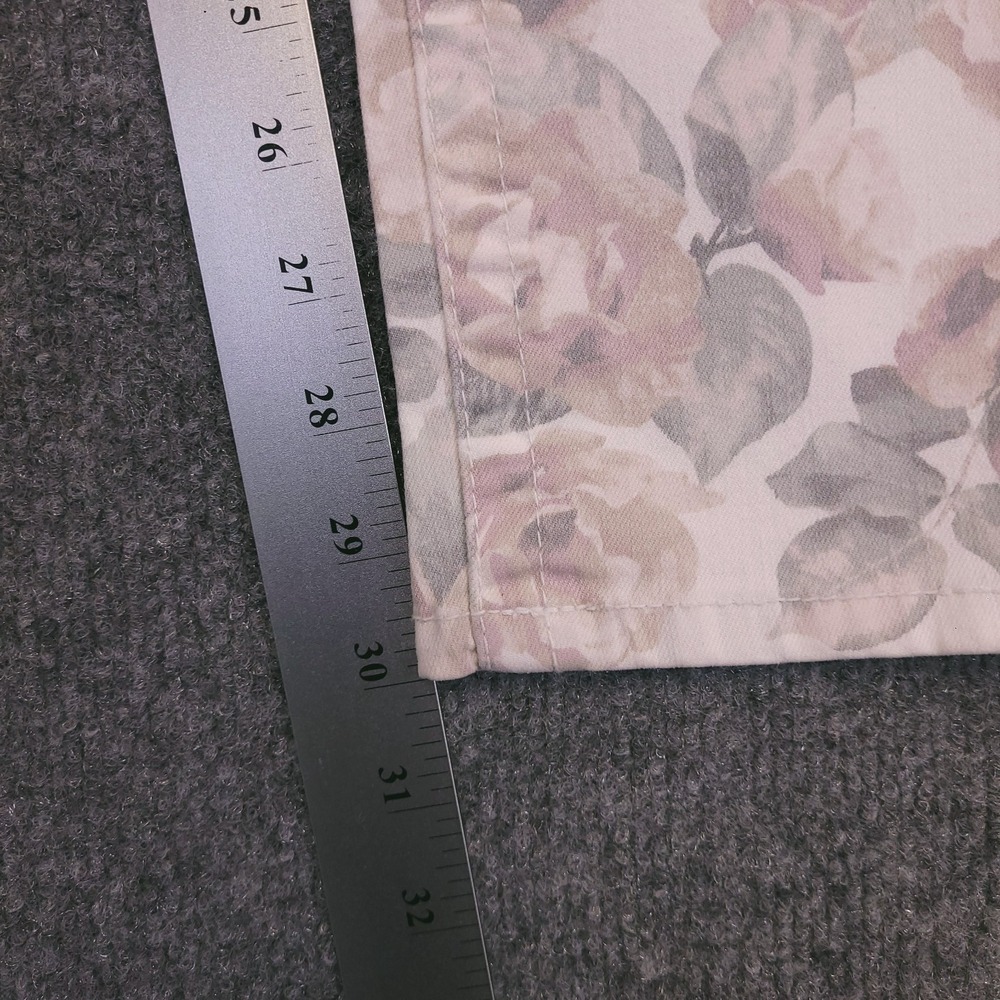 NWT Seven7 Jeans Women Sz 8 (30x30) Tummyless High Rise Skinny Floral‎ MSRP 69 - Picture 12 of 16